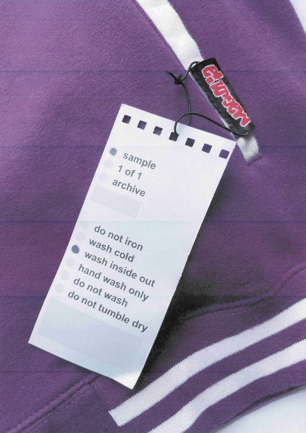 Purple Varsity hoodie SAMPLE