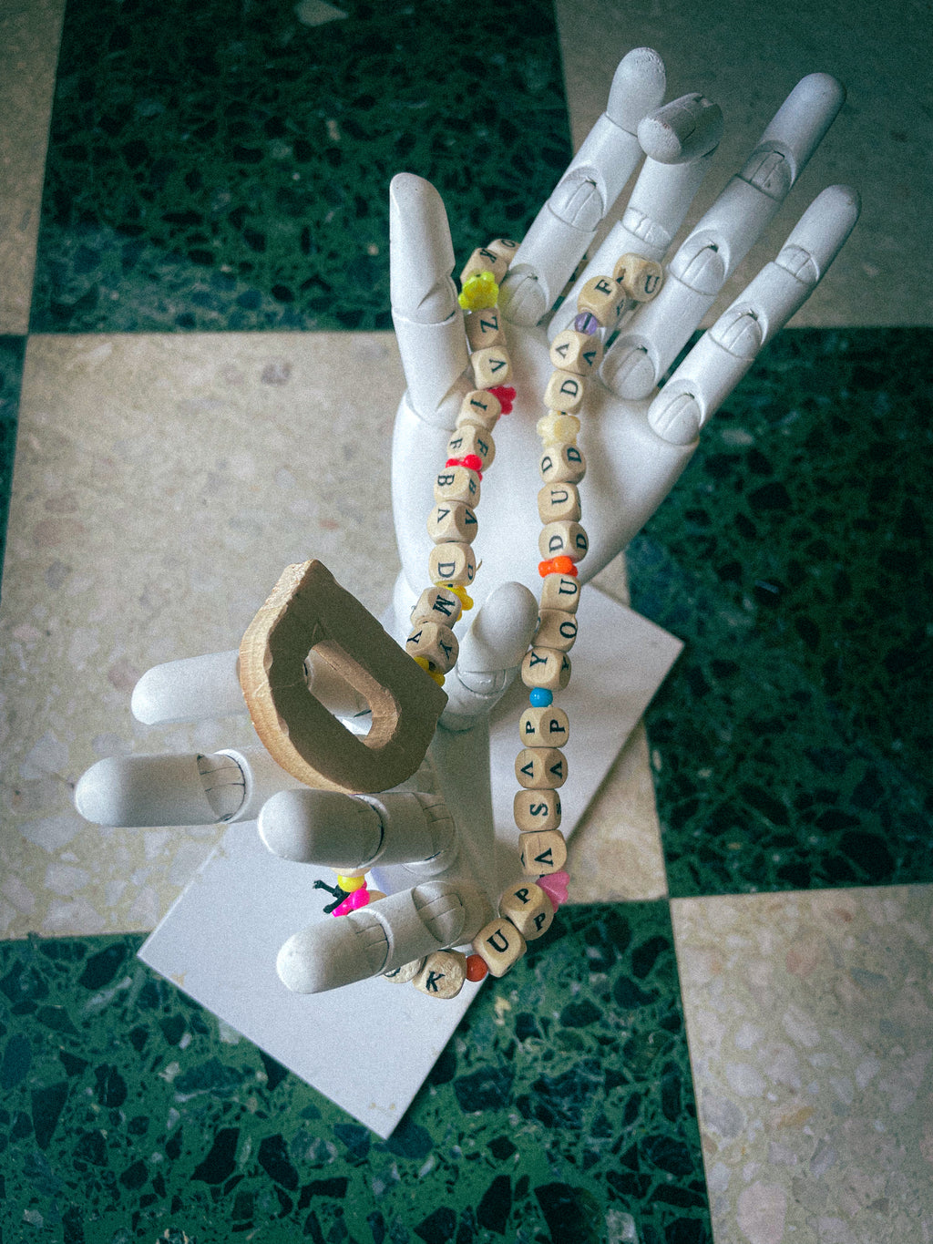 NECKLACE (1/1) - "d wok up asap you dud da fuck..."