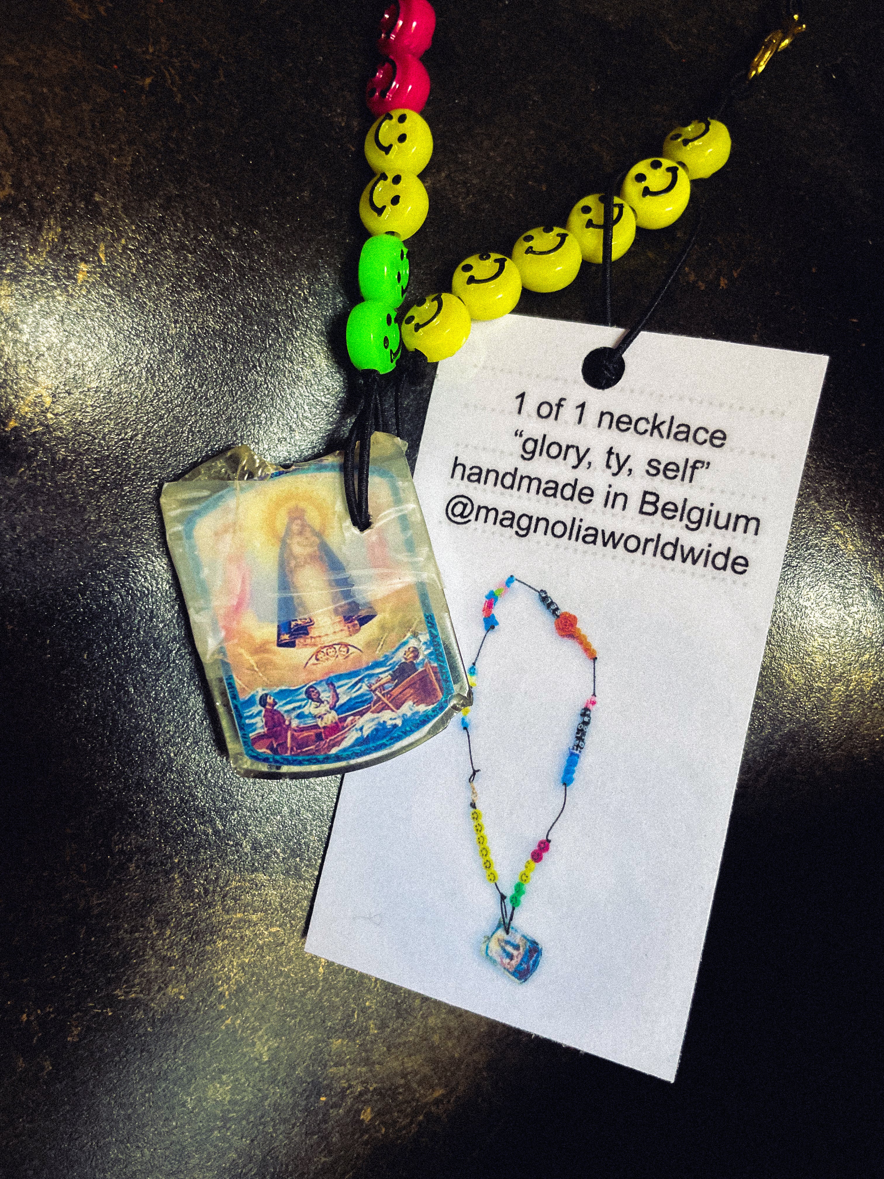 NECKLACE (1/1) - "glory, ty, self"