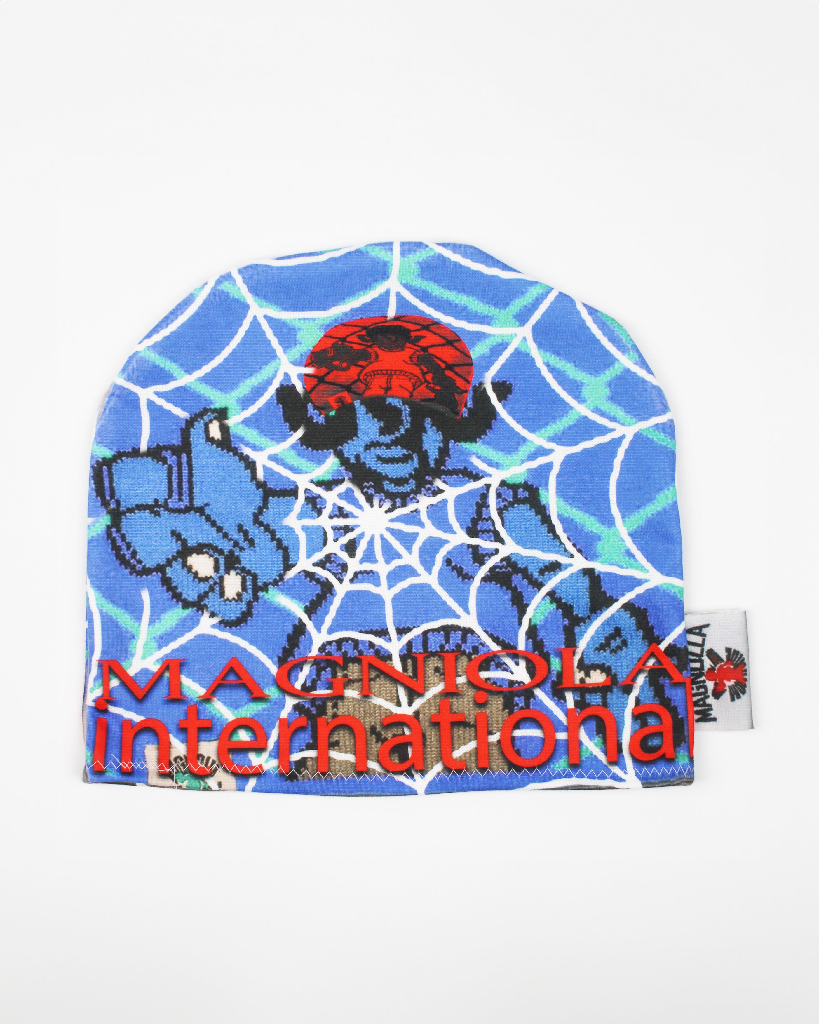 Fake Ahh Beanie - blue spider