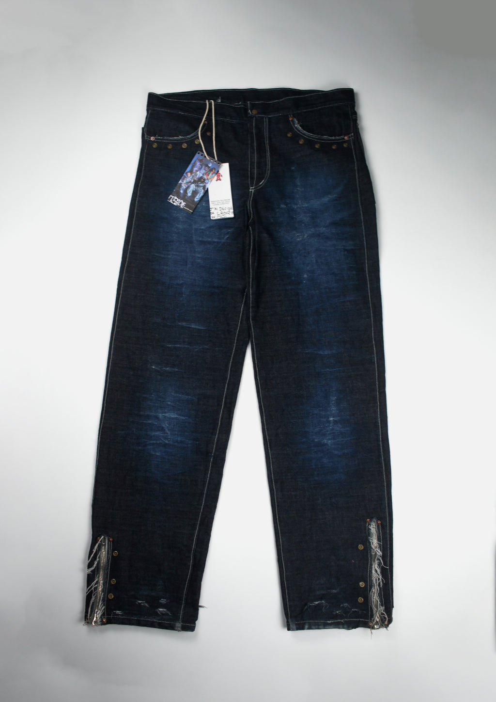 RUNWAY PIECE - Blue denim pants