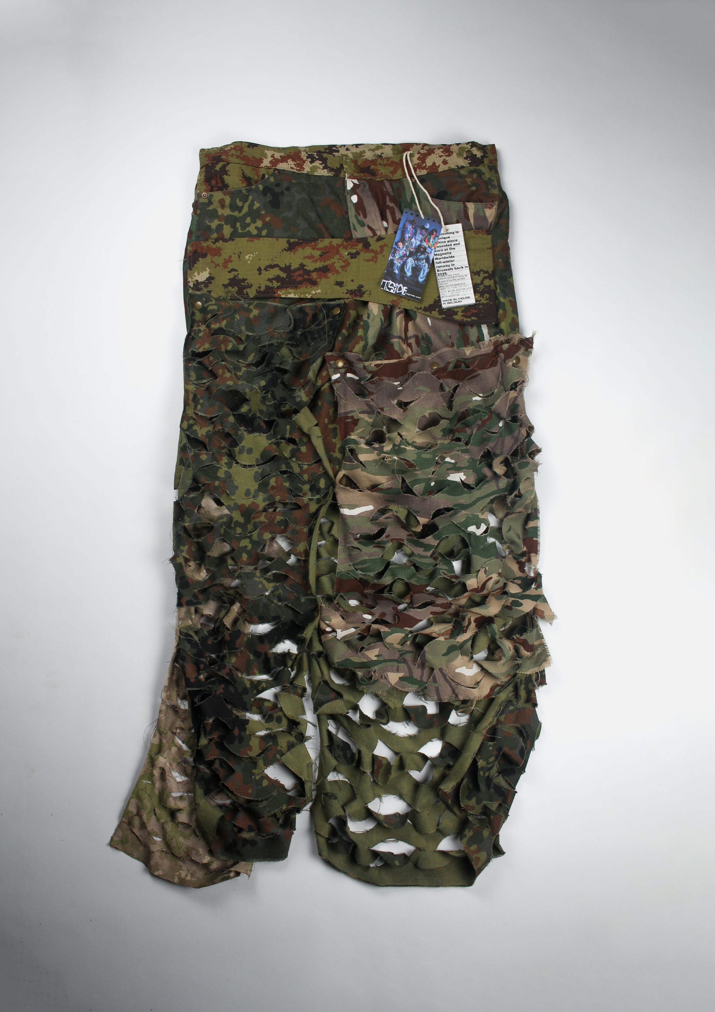 RUNWAY PIECE - Camo skirt