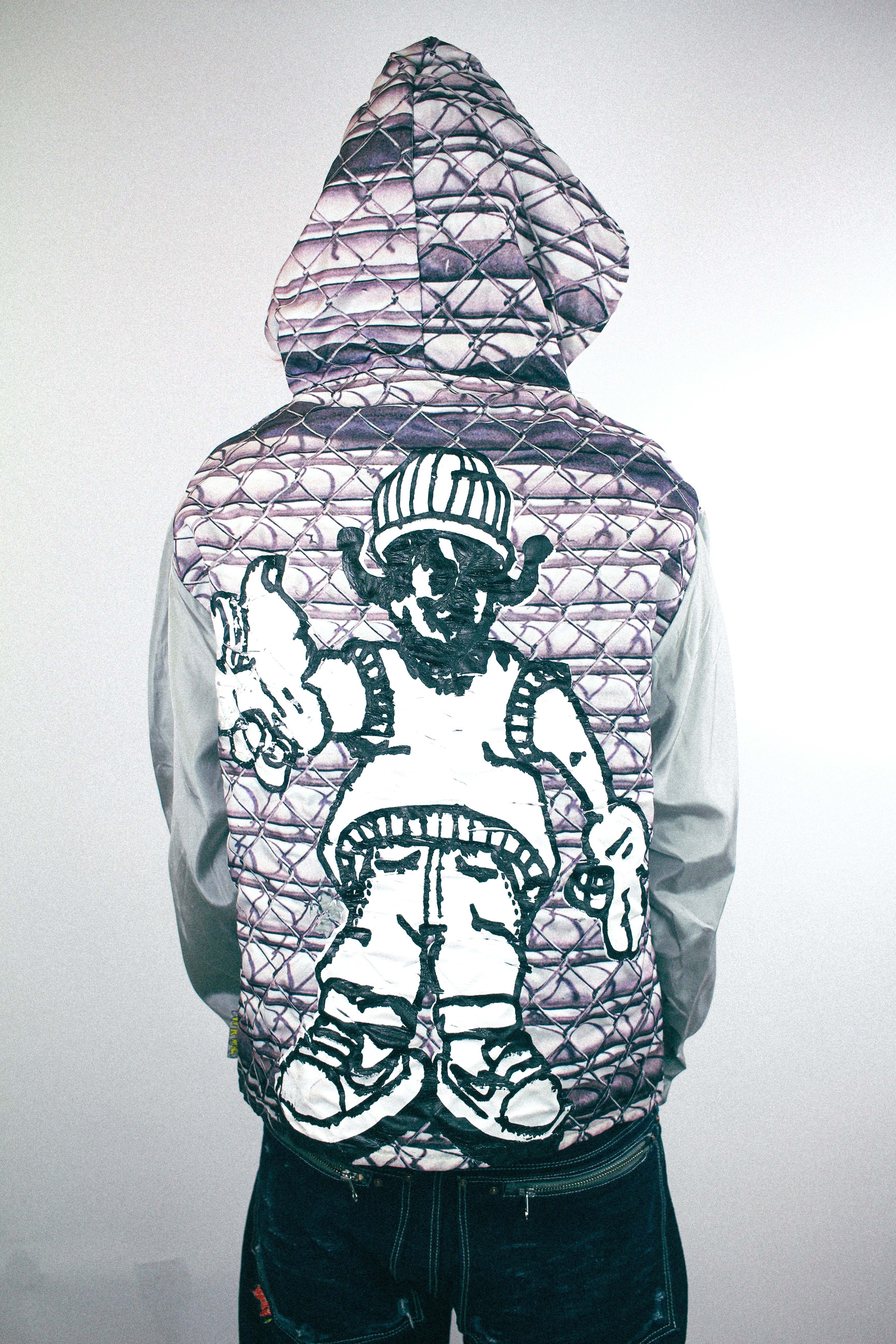 RUNWAY PIECE - Grillage jacket