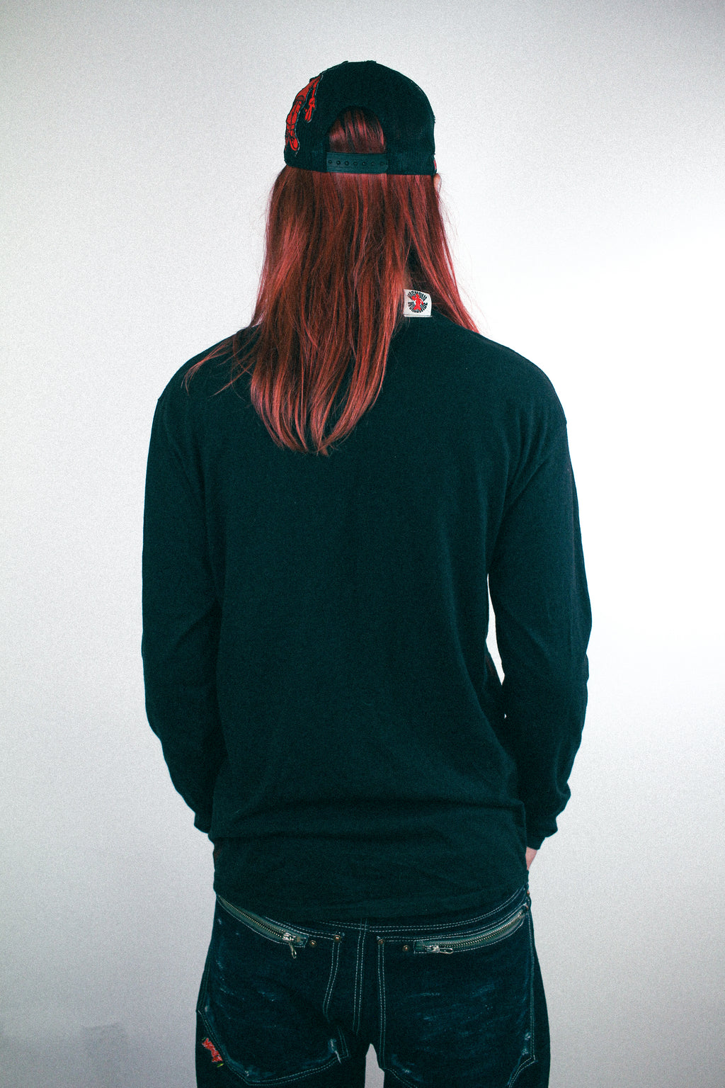 RUNWAY PIECE - Black longsleeve teeshirt