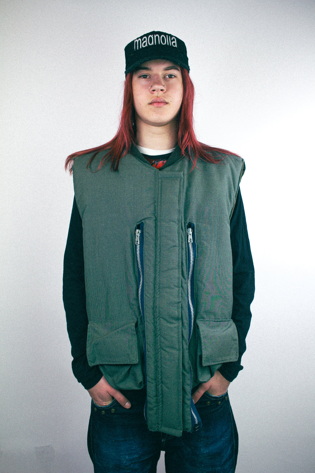 RUNWAY PIECE - Technical sleeveless jacket