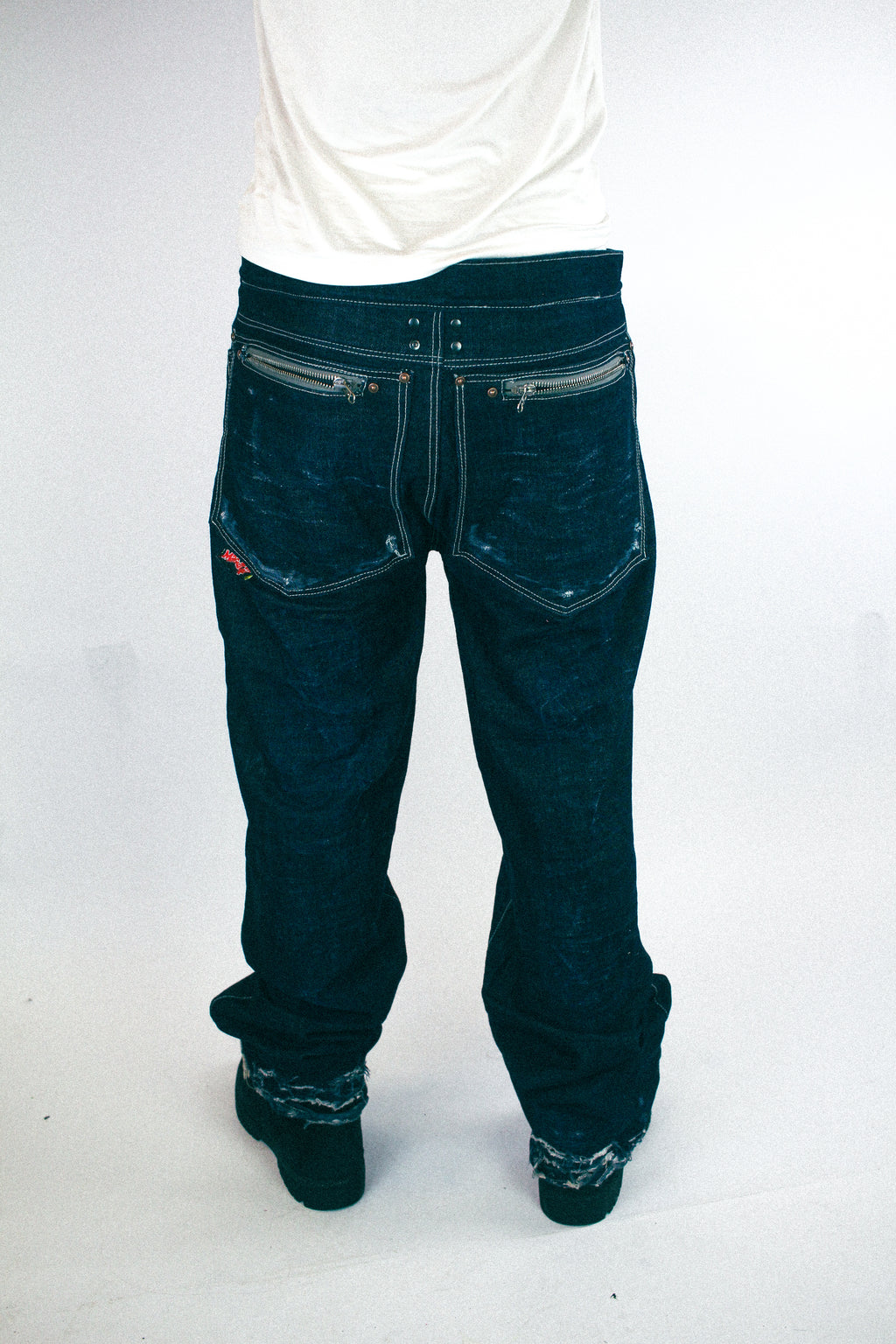 RUNWAY PIECE - Blue denim pants