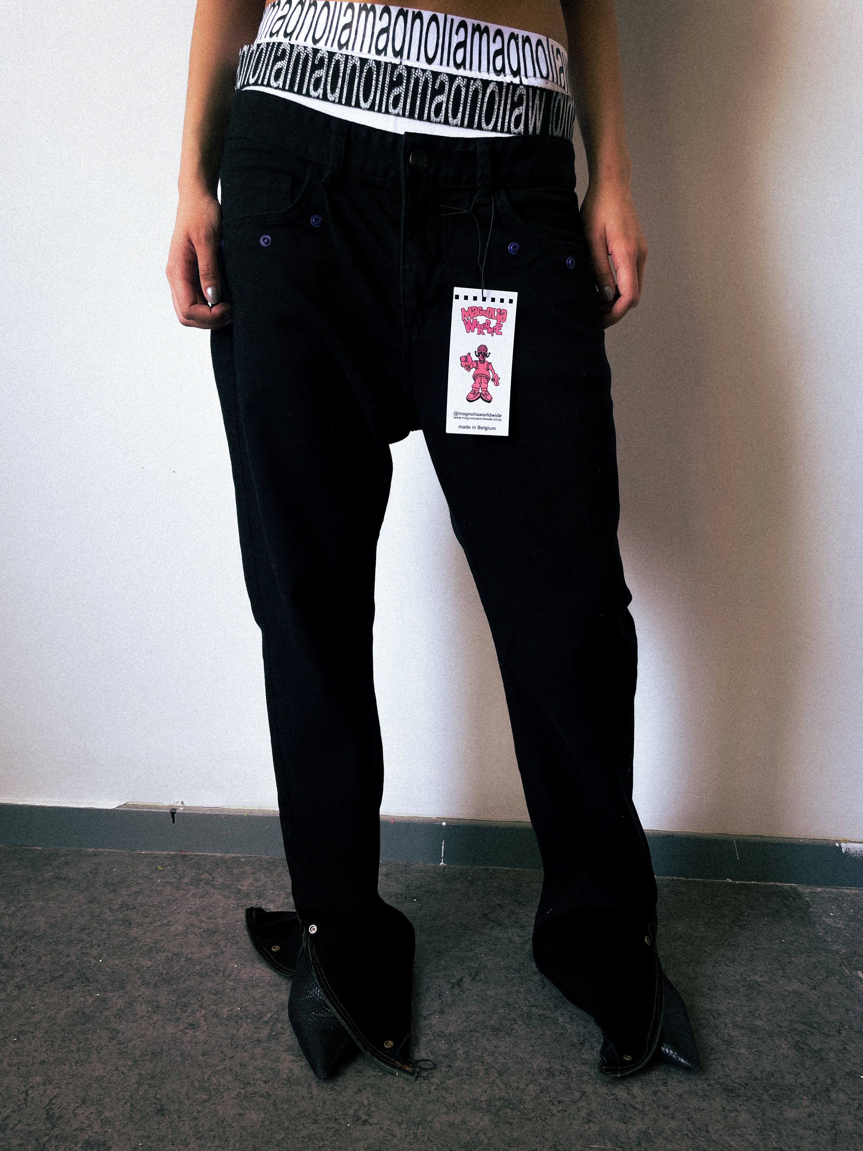 "denim rework" pants
