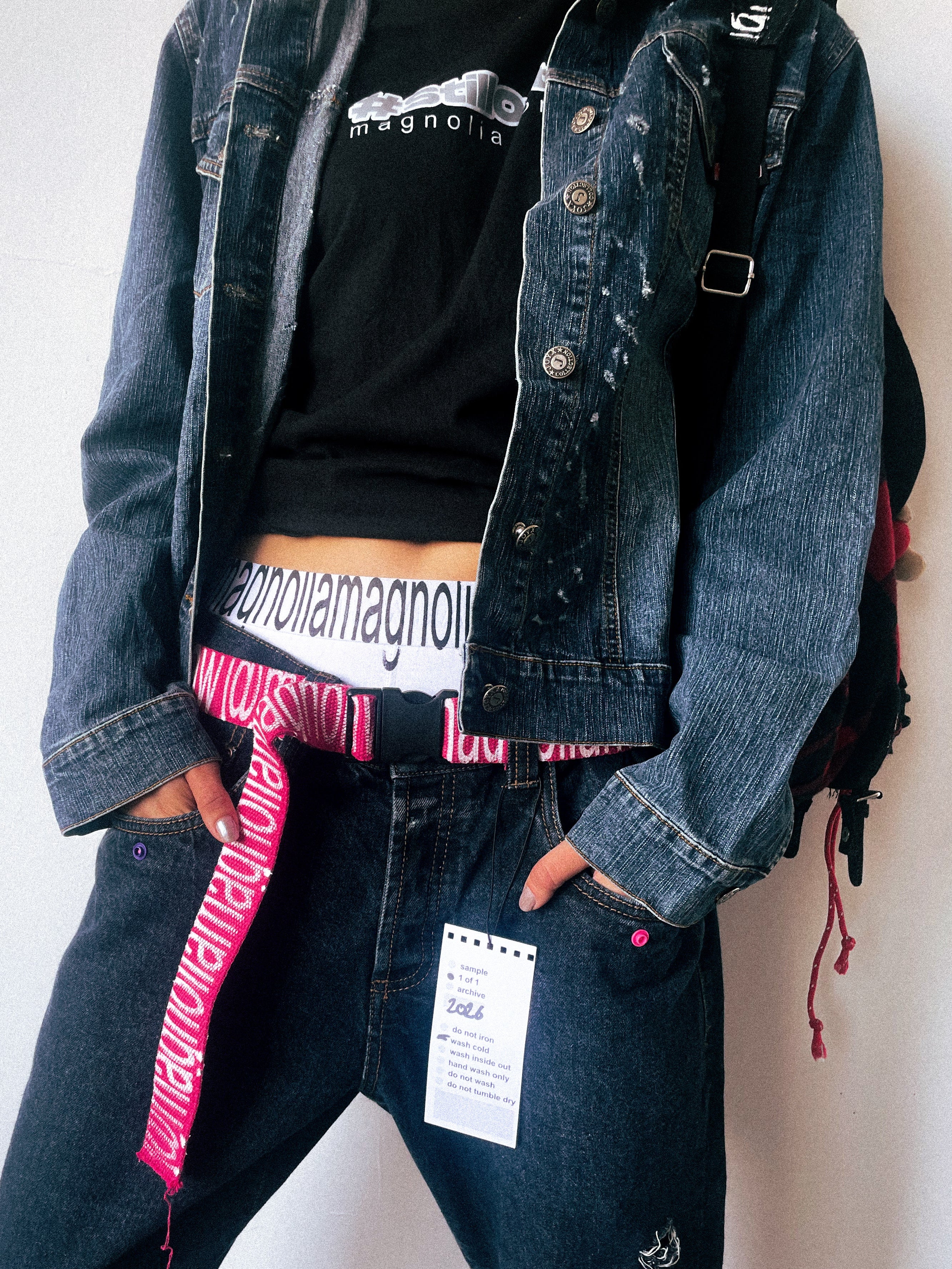 "denim rework" jacket