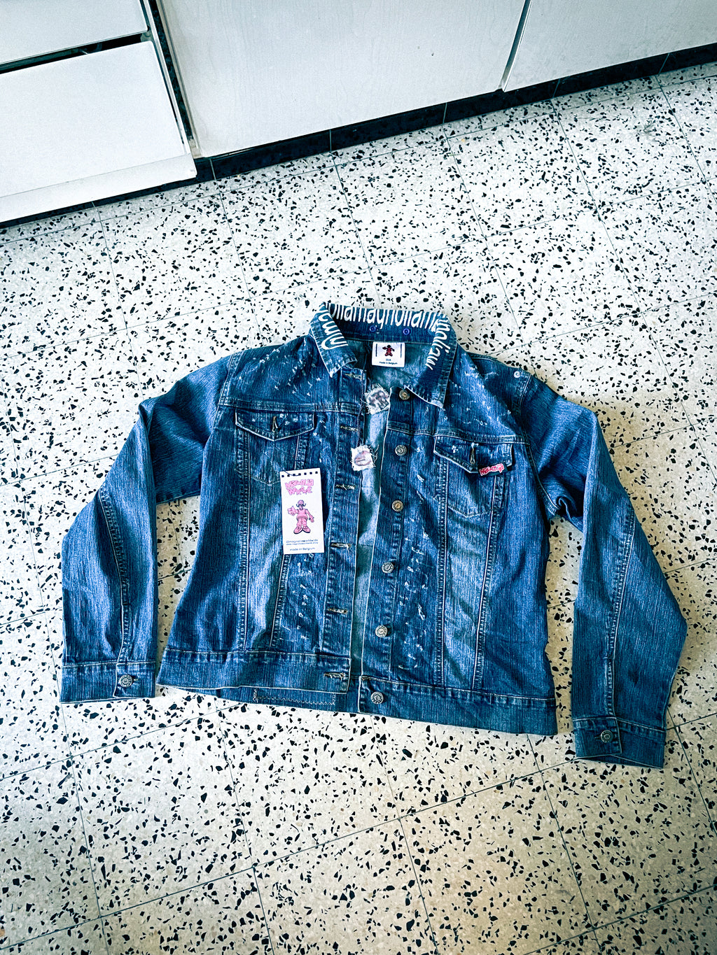 "denim rework" jacket