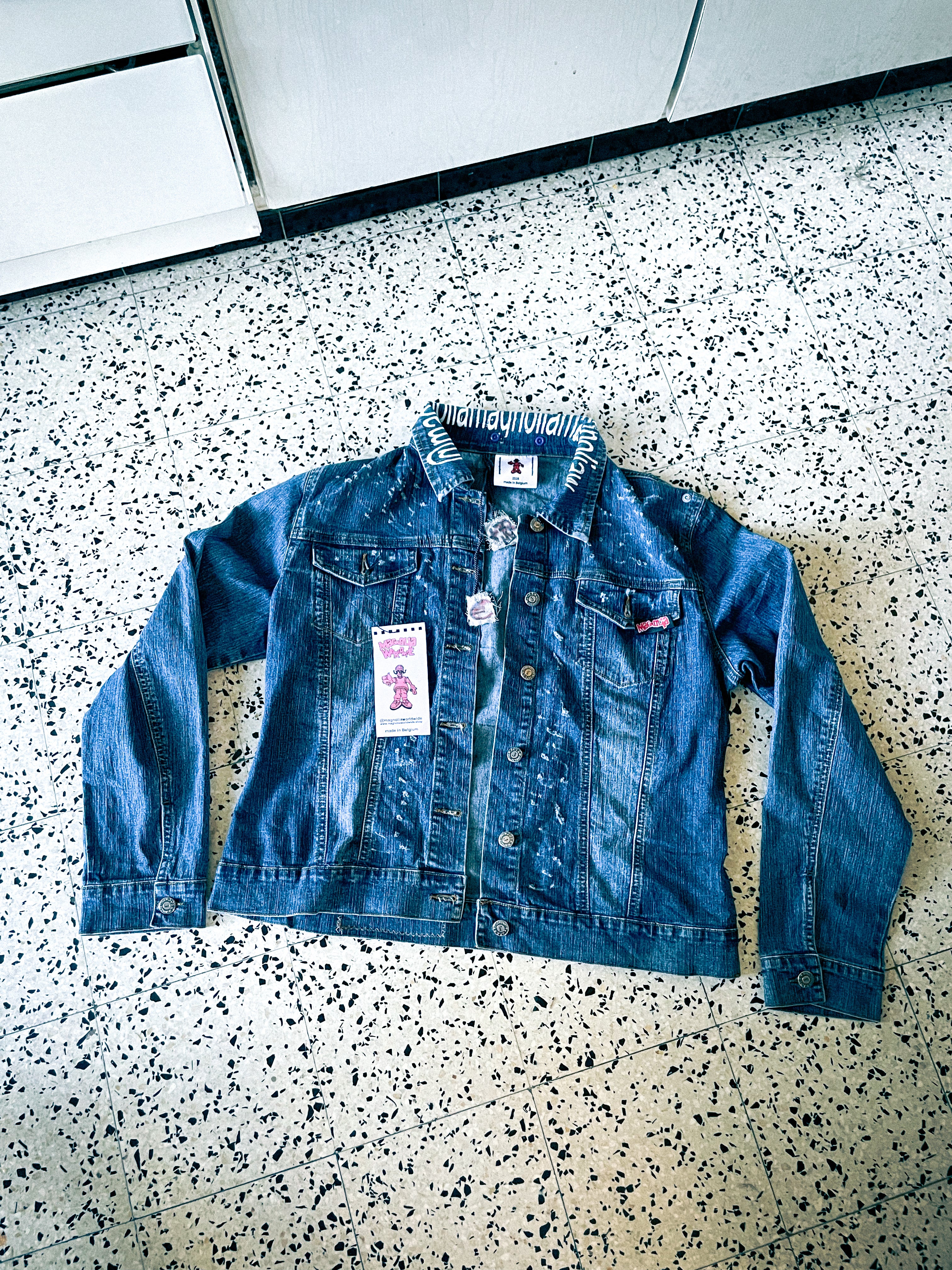 "denim rework" jacket