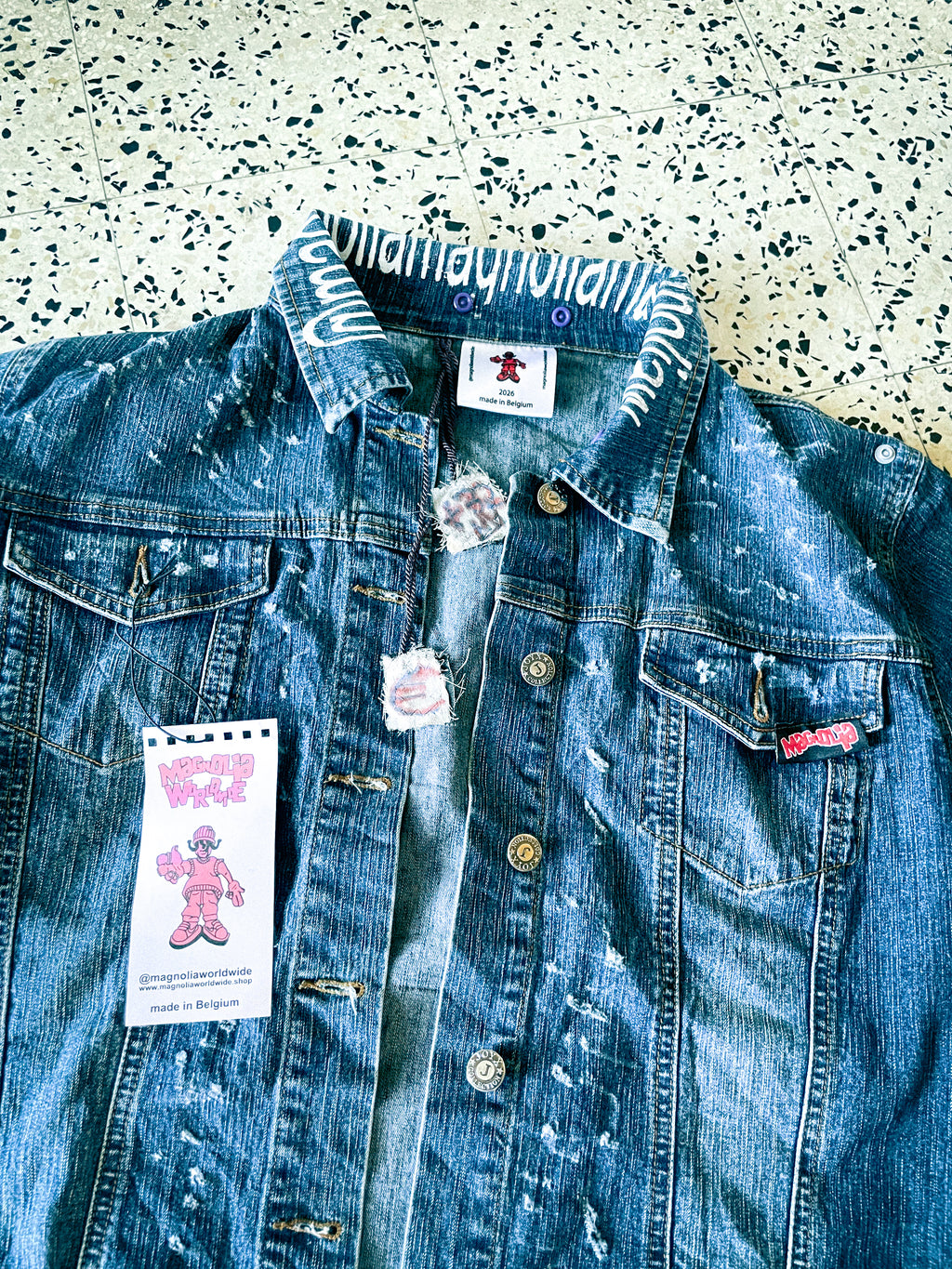 "denim rework" jacket