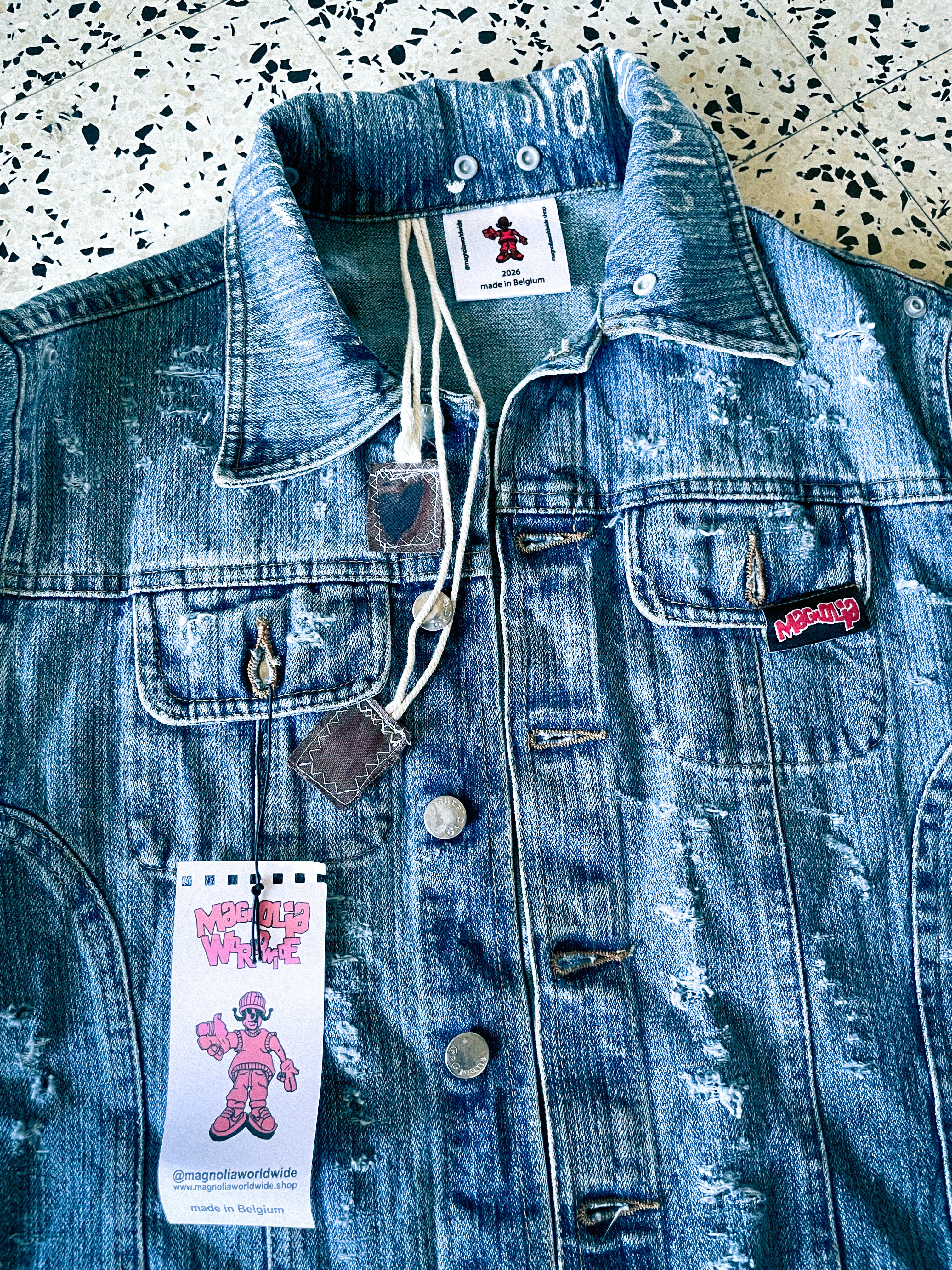 "denim rework" jacket
