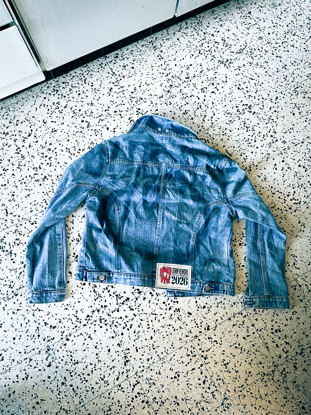 "denim rework" jacket