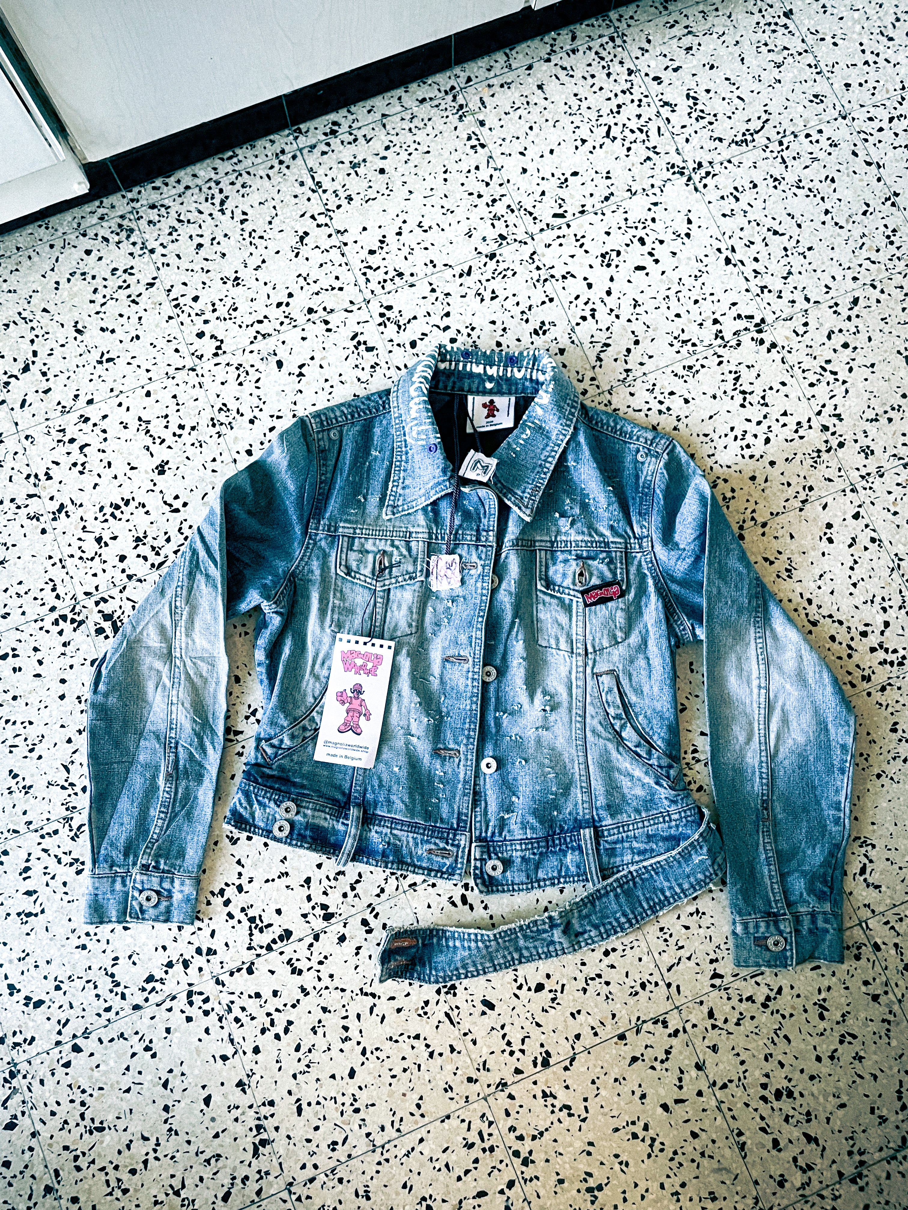 "denim rework" jacket