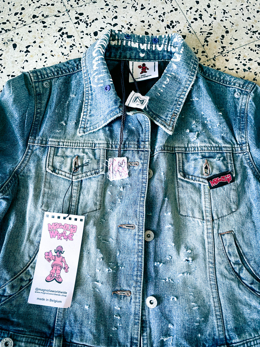 "denim rework" jacket