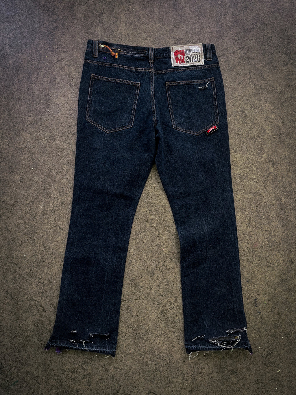 "denim rework" pants