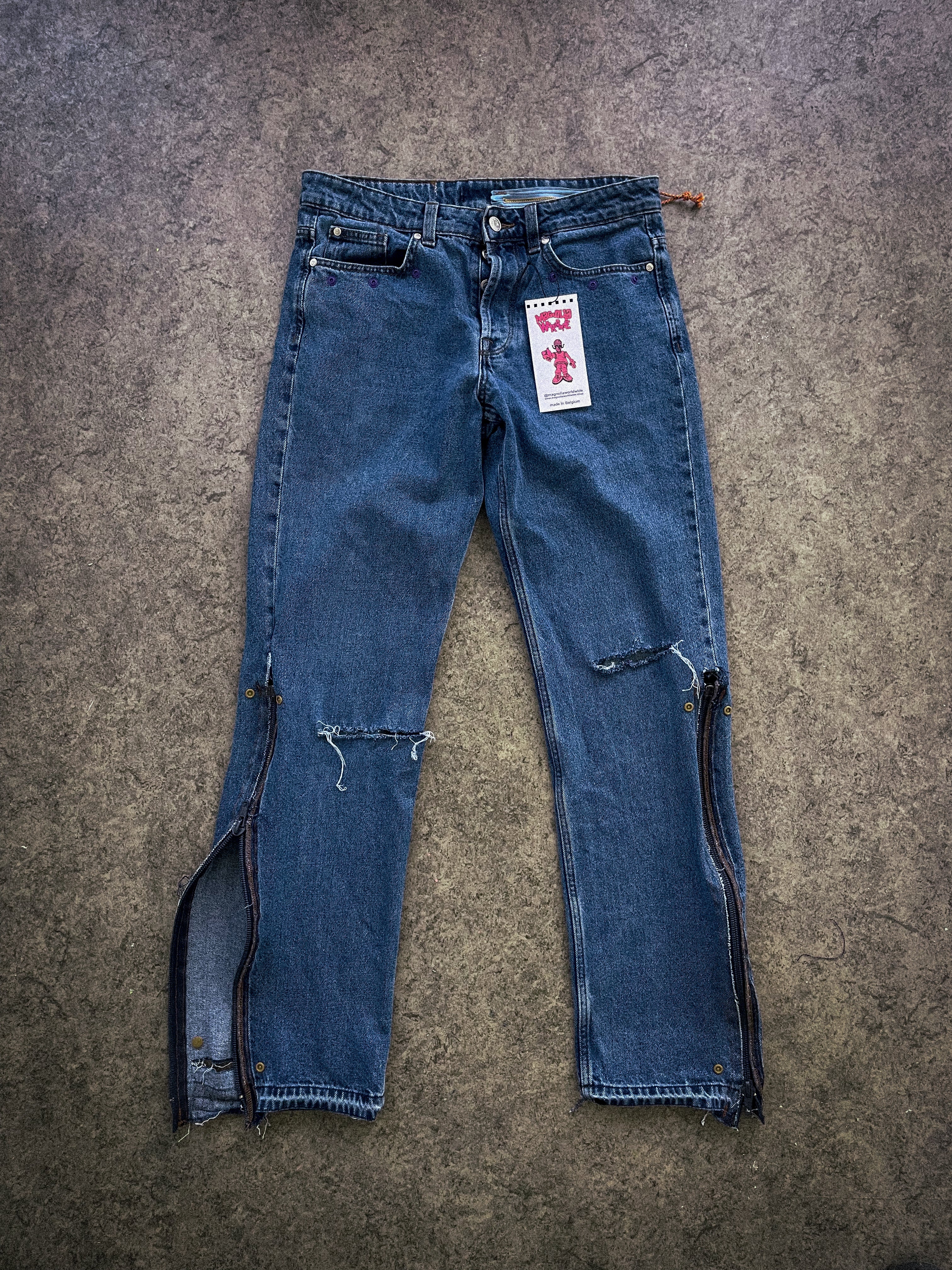 "denim rework" pants