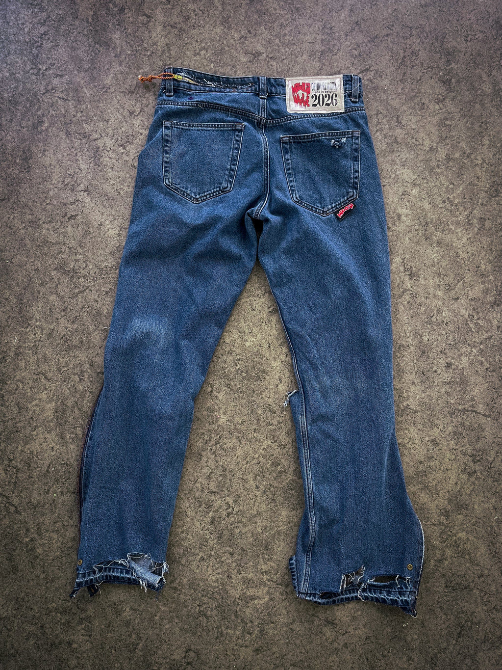 "denim rework" pants