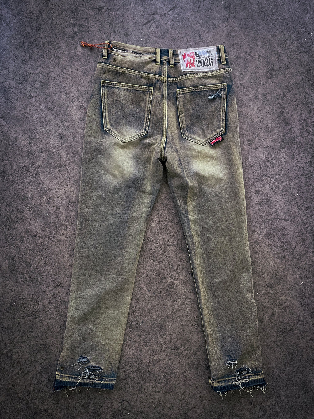 "denim rework" pants