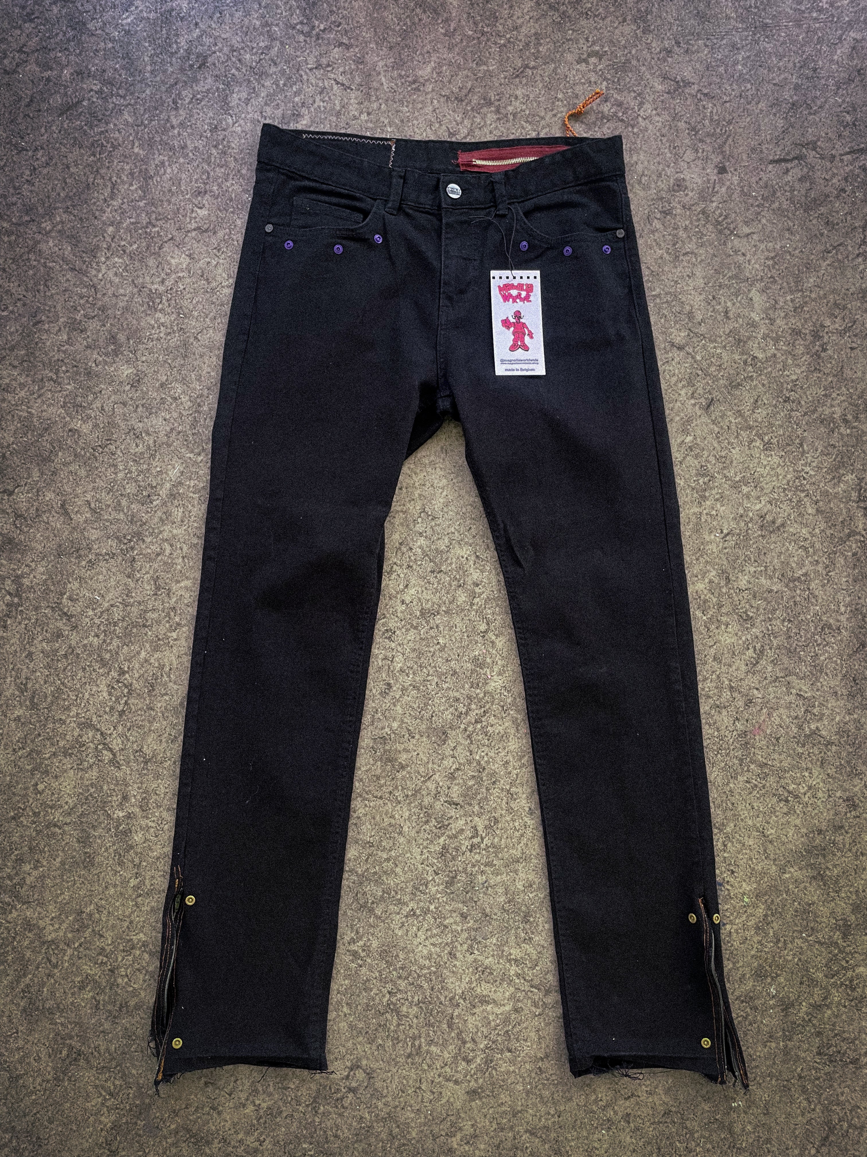 "denim rework" pants
