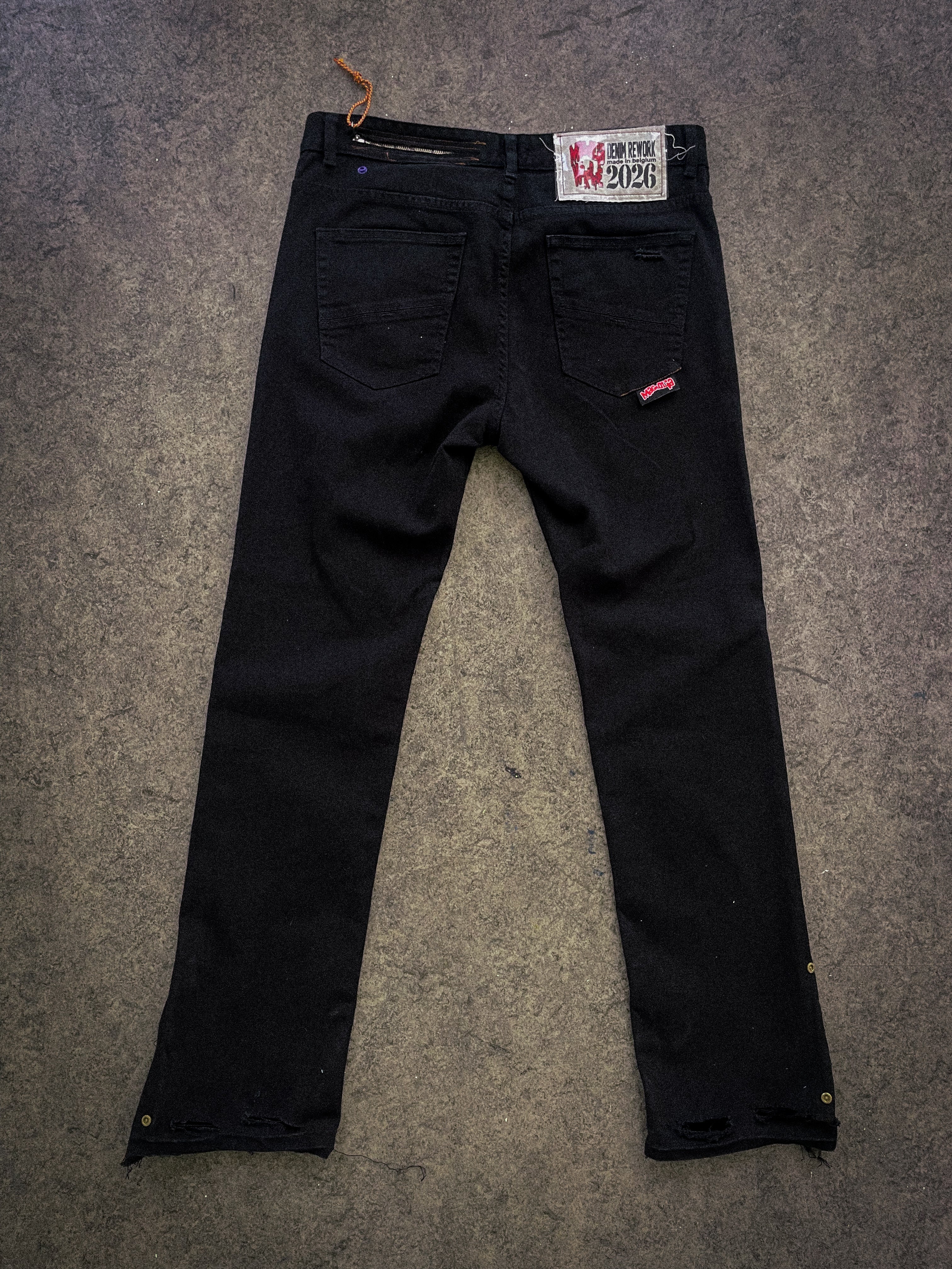"denim rework" pants