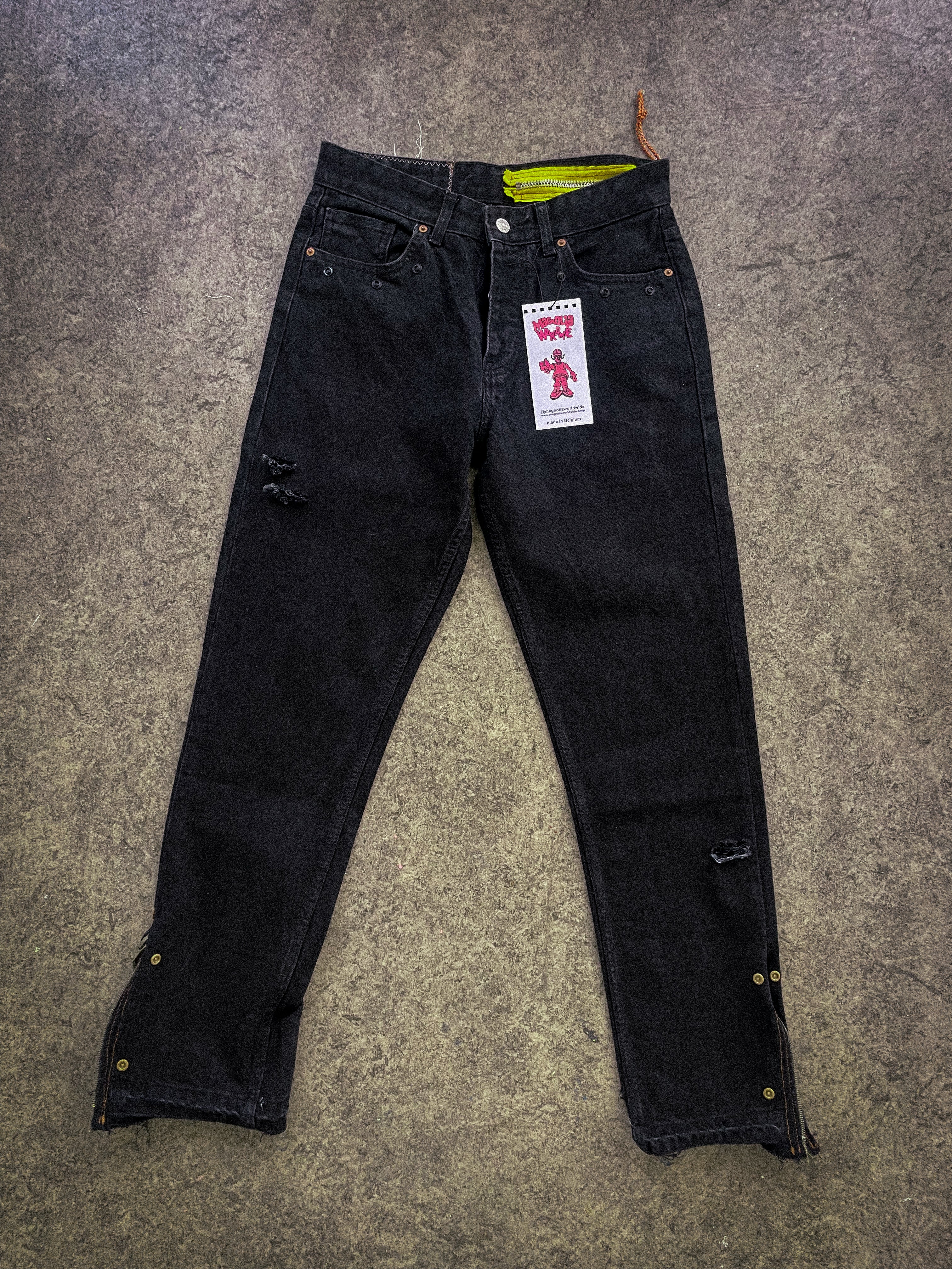 "denim rework" pants