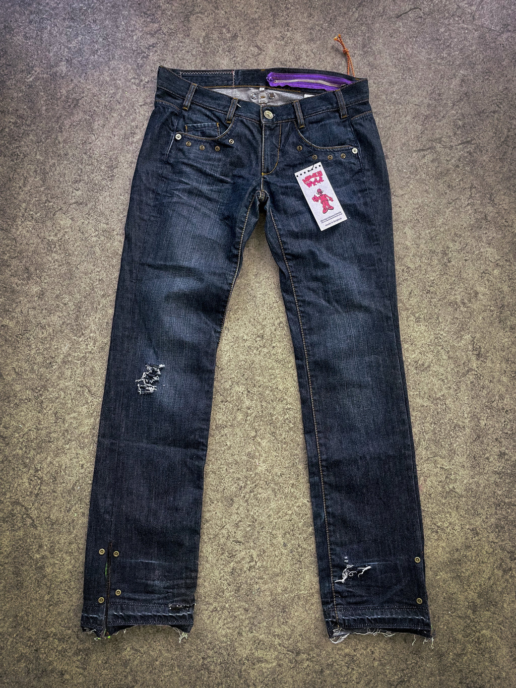 "denim rework" pants