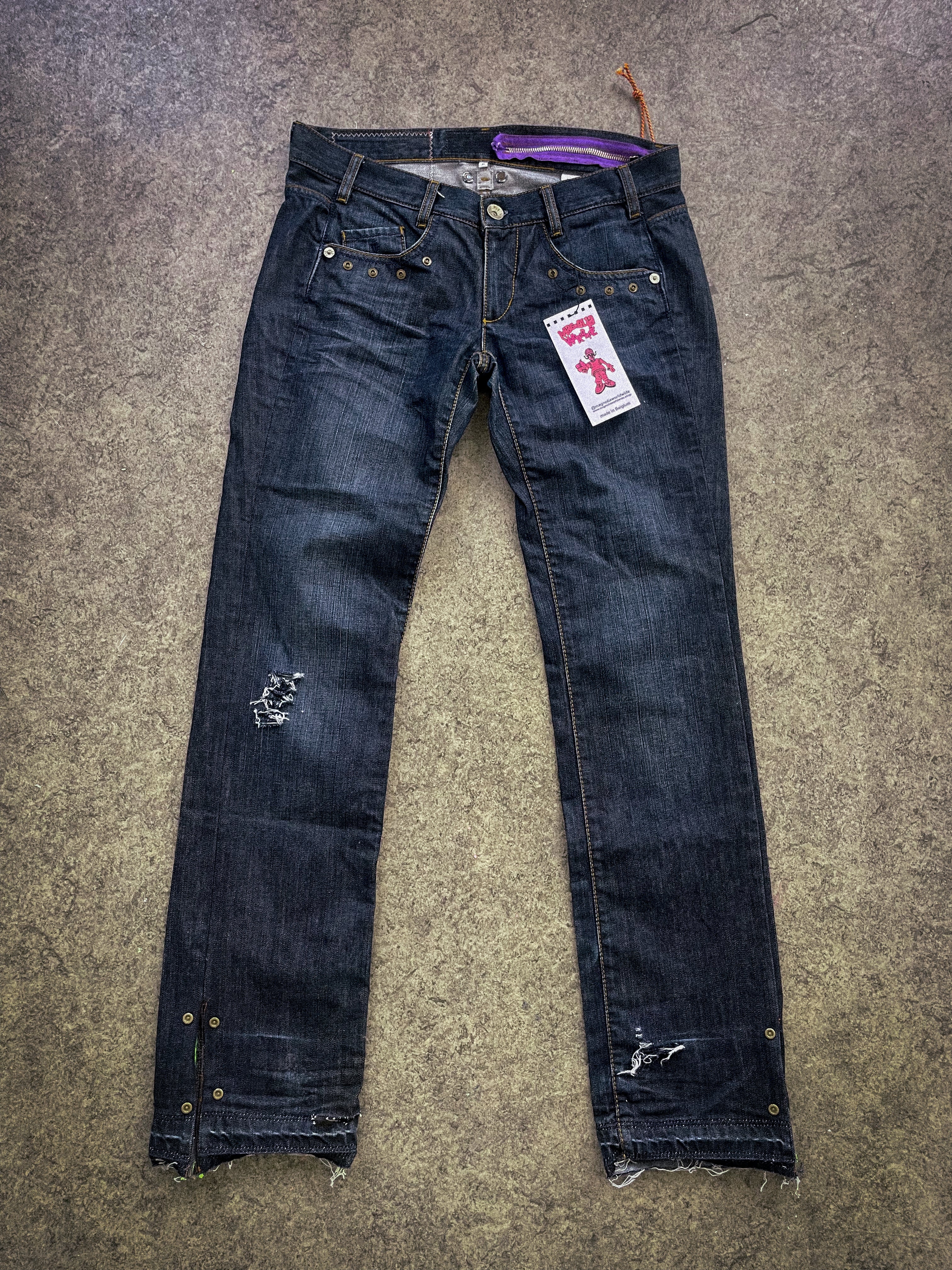 "denim rework" pants