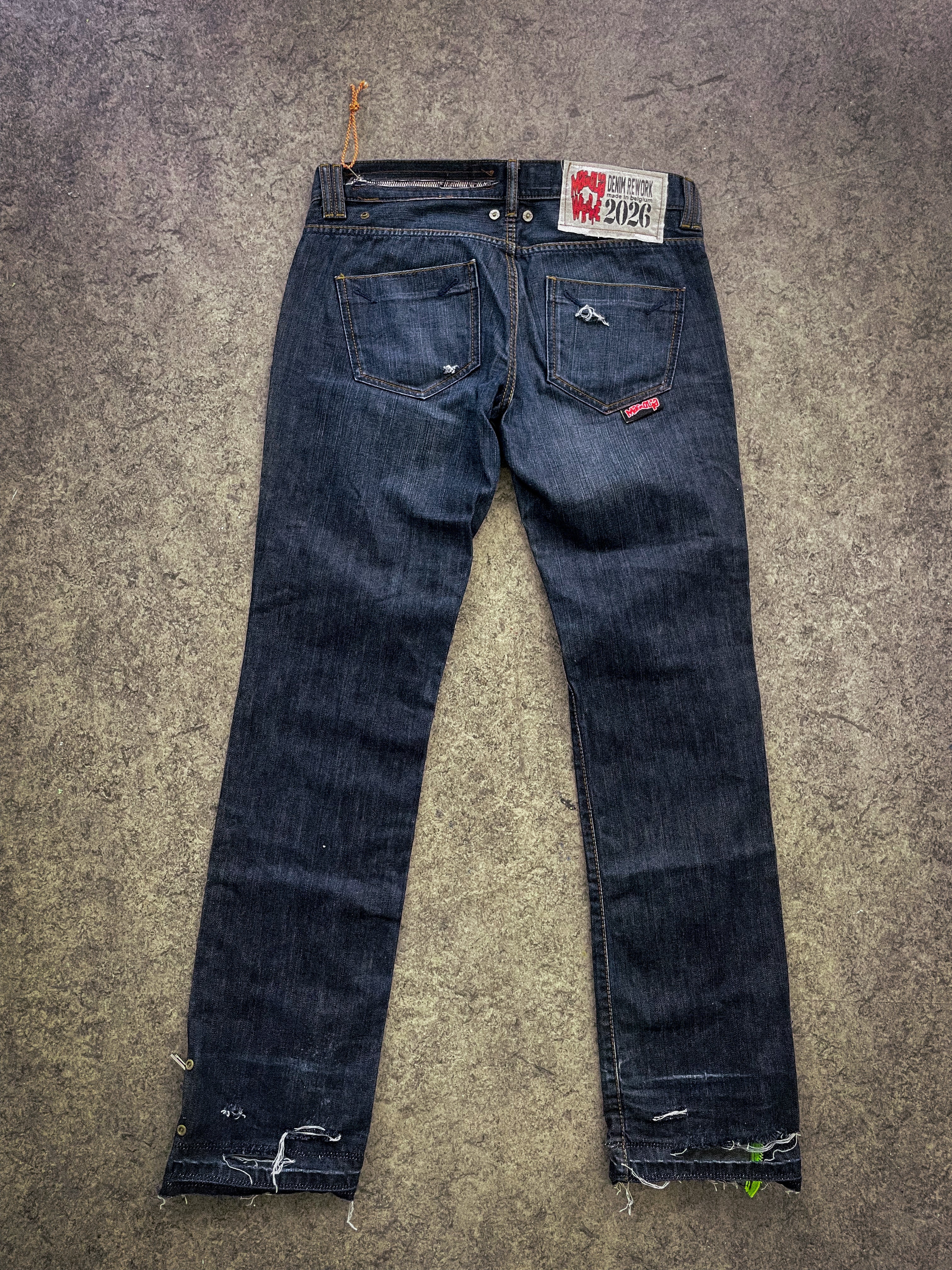 "denim rework" pants