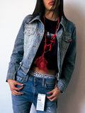 "denim rework" jacket