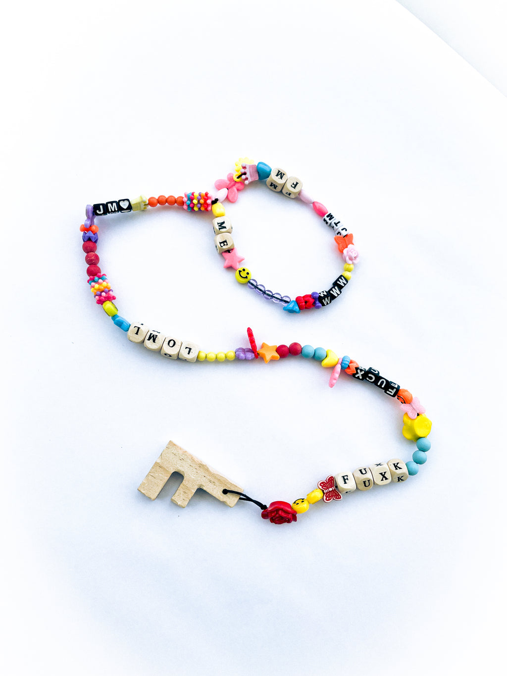 WRISTLACE (1/1) - "fuxk, fuck, loml, jm<3,..."