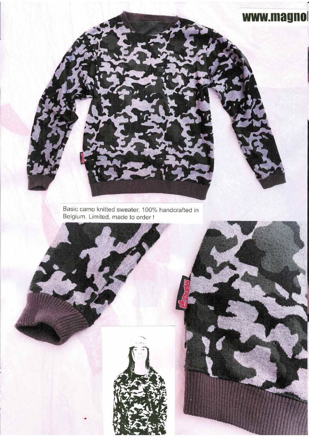 Camo crewneck