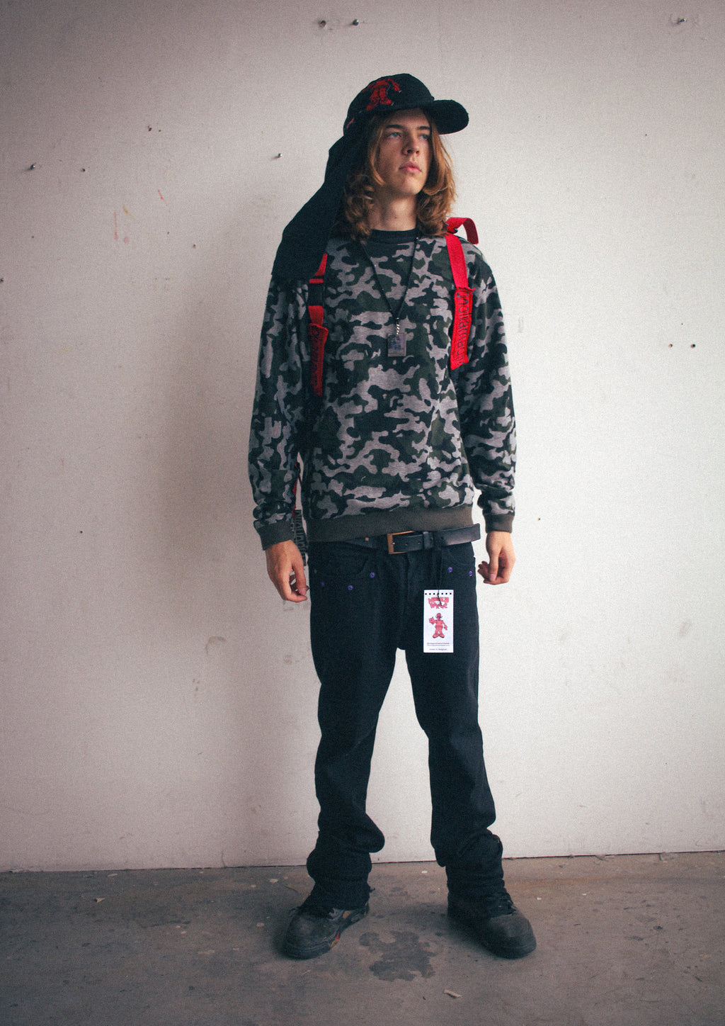 Camo crewneck